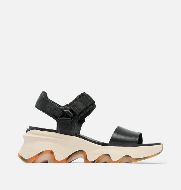 Women's Kinetic Impact Y-Strap High Sandal, Color: Black, Chalk, image 1