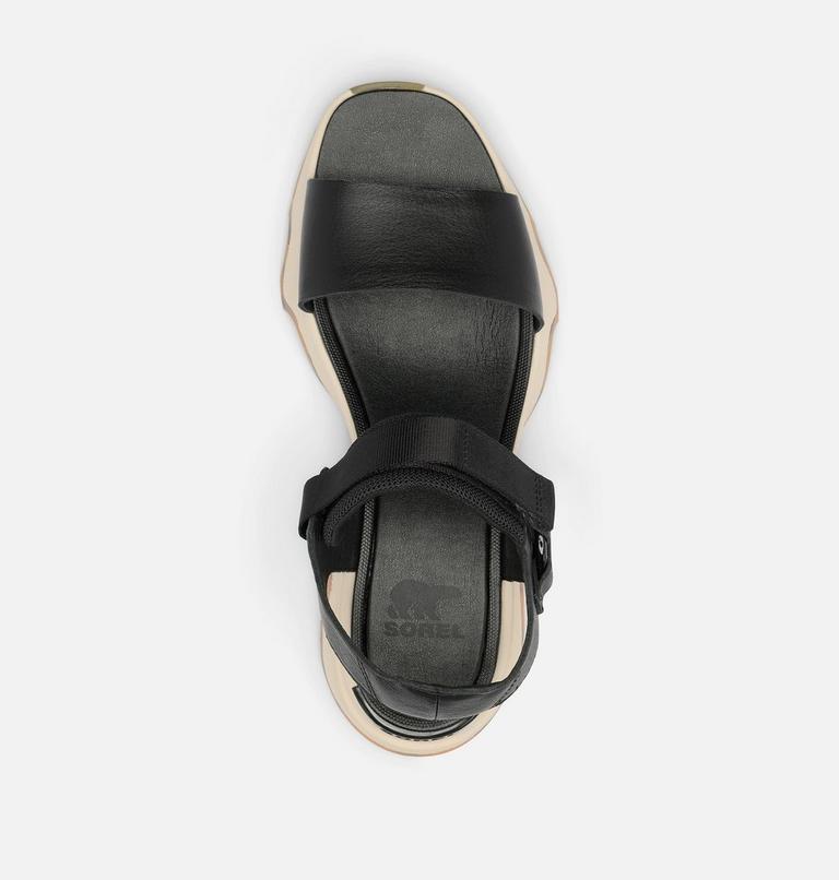 Women's Kinetic Impact Y-Strap High Sandal, Color: Black, Chalk, image 5