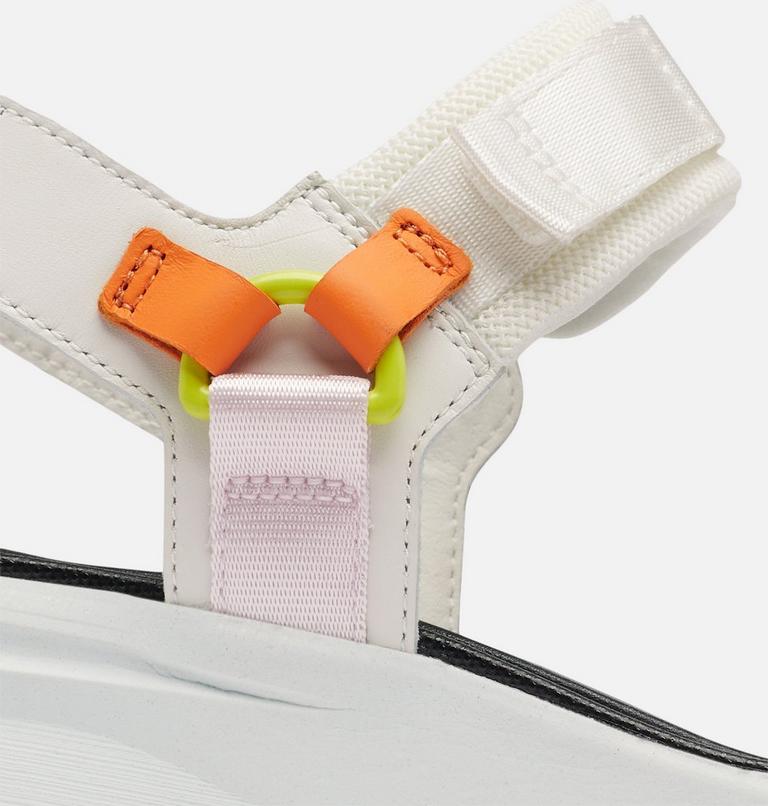 Women's Kinetic Impact Y-Strap High Sandal, Color: Sea Salt, Koi, image 8