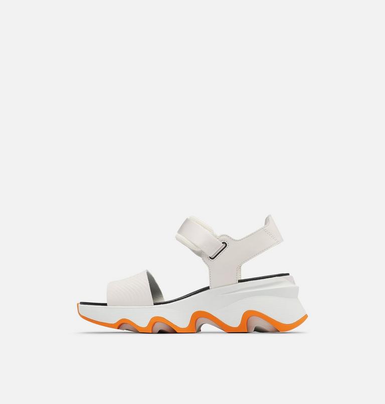 Women's Kinetic Impact Y-Strap High Sandal, Color: Sea Salt, Koi, image 4