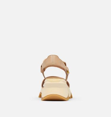 Women's Kinetic Impact Y-Strap High Sandal, Color: Honest Beige, Honey White, image 3