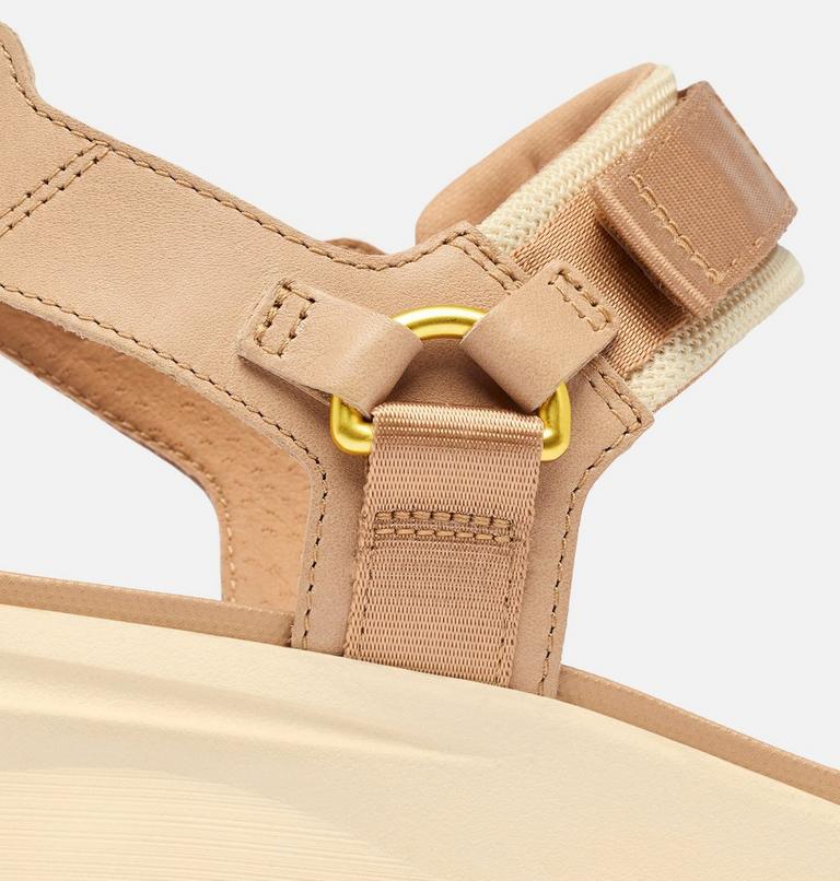 Women's Kinetic Impact Y-Strap High Sandal, Color: Honest Beige, Honey White, image 10