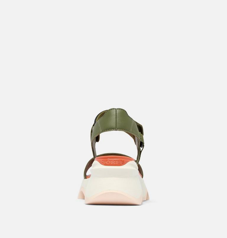 Women's Kinetic Impact Y-Strap High Sandal, Color: Utility Green, Pearlescent, image 3