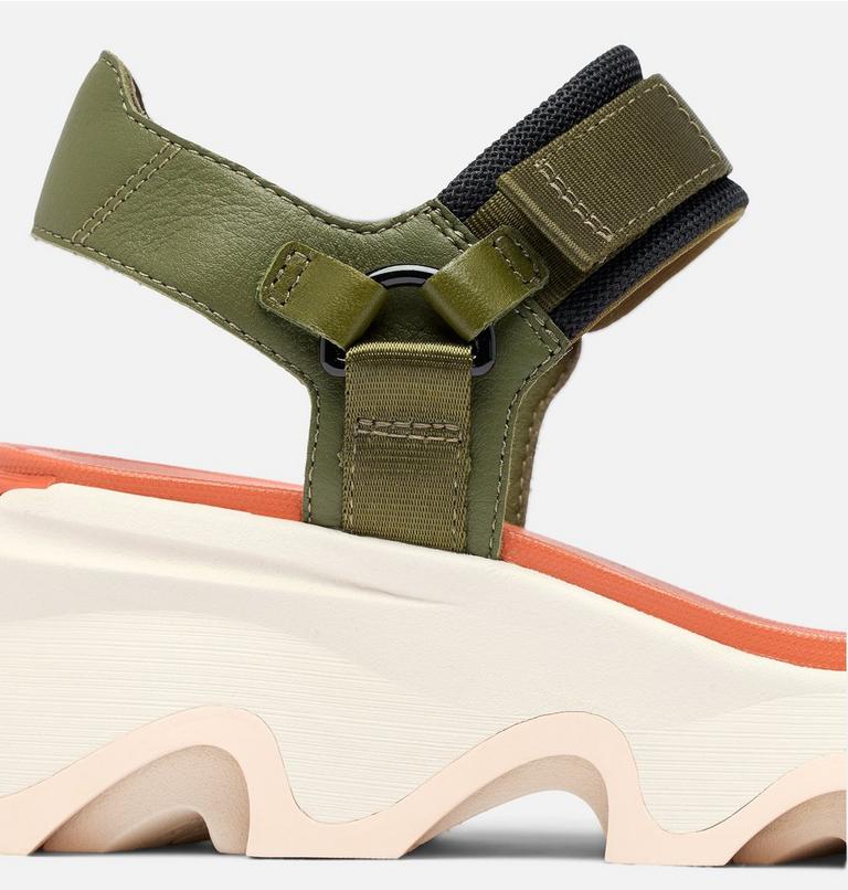 Women's Kinetic Impact Y-Strap High Sandal, Color: Utility Green, Pearlescent, image 10