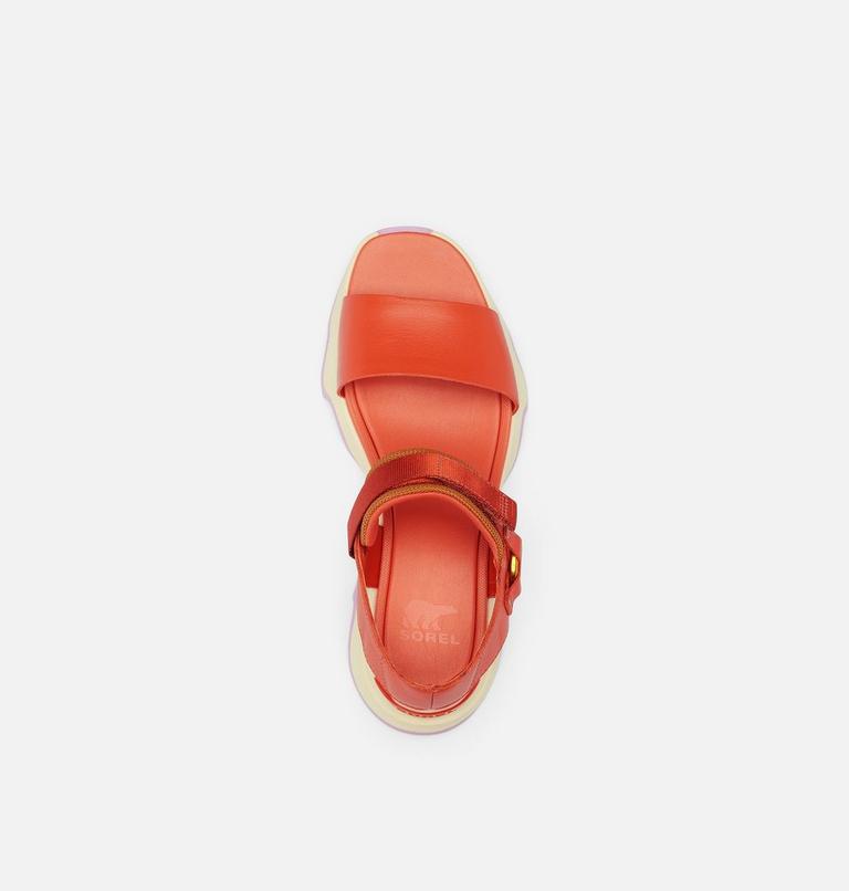 Women's Kinetic Impact Y-Strap High Sandal, Color: Tuscan, Aura, image 3