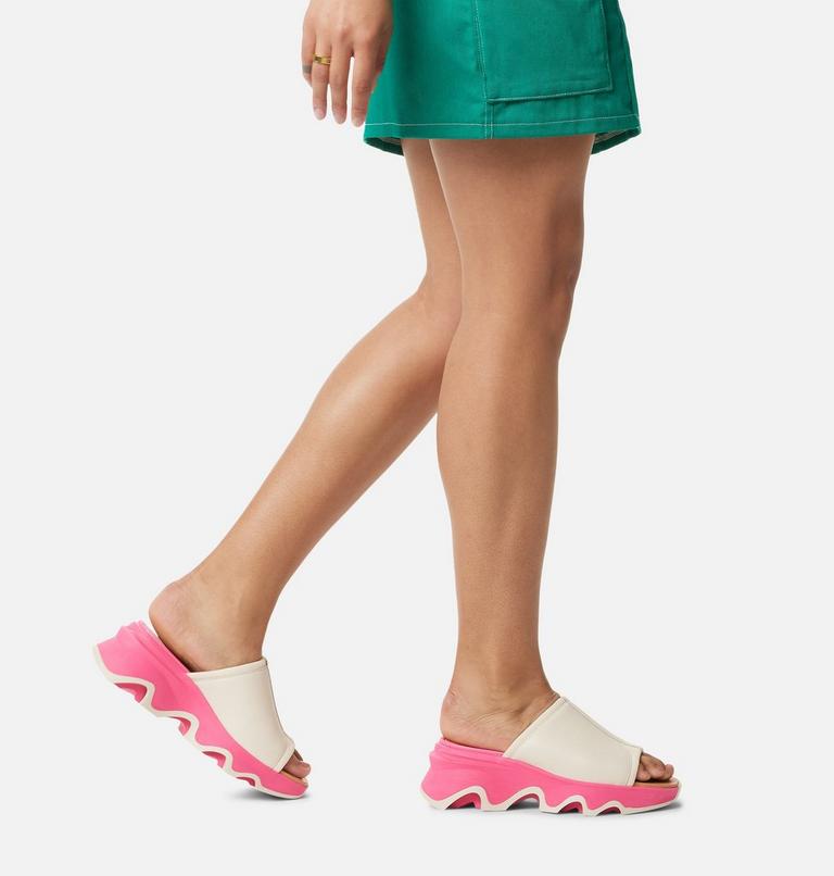 Sandales Compens&eacute;es&nbsp;&Agrave; Enfiler KINETIC Impact High Pour Femmes, Color: Chalk, Nico, image 8