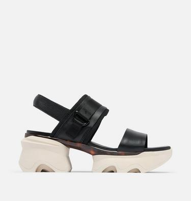 Women's Kinetic Impact Slingback Heel Sandal, Color: Black, Chalk, image 1