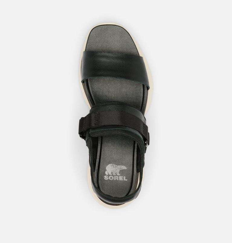 Women's Kinetic Impact Slingback Heel Sandal, Color: Black, Chalk, image 5
