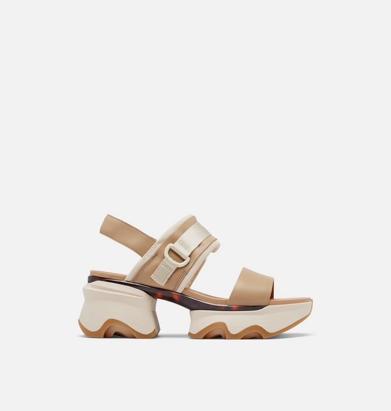 KINETIC Impact Slingback Heel Women's Sandal, Color: Honest Beige, Honey White, image 1