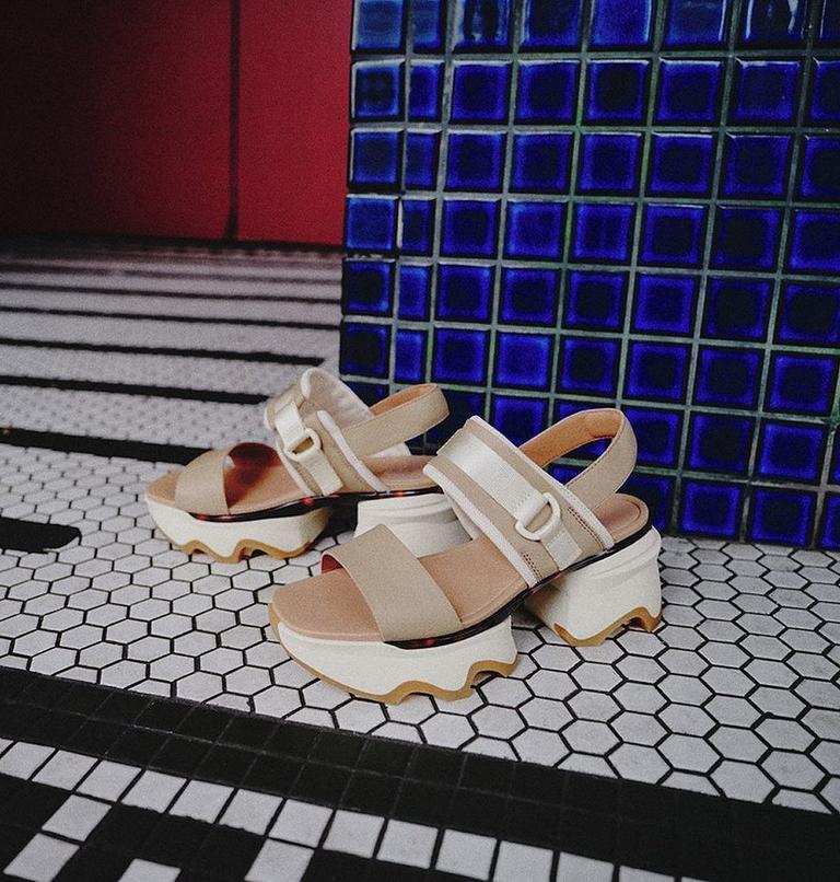 KINETIC Impact Slingback Heel Women's Sandal, Color: Honest Beige, Honey White, image 12