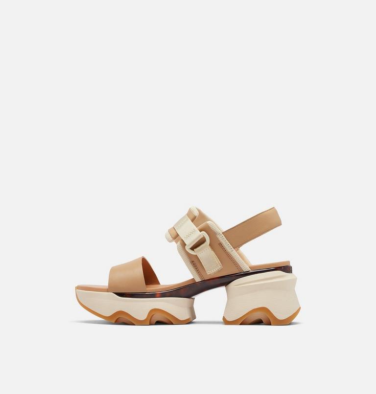KINETIC Impact Slingback Heel Women's Sandal, Color: Honest Beige, Honey White, image 4