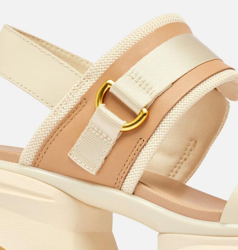 Women's Kinetic Impact Slingback Heel Sandal, Color: Honey White, Sea Salt, image 10