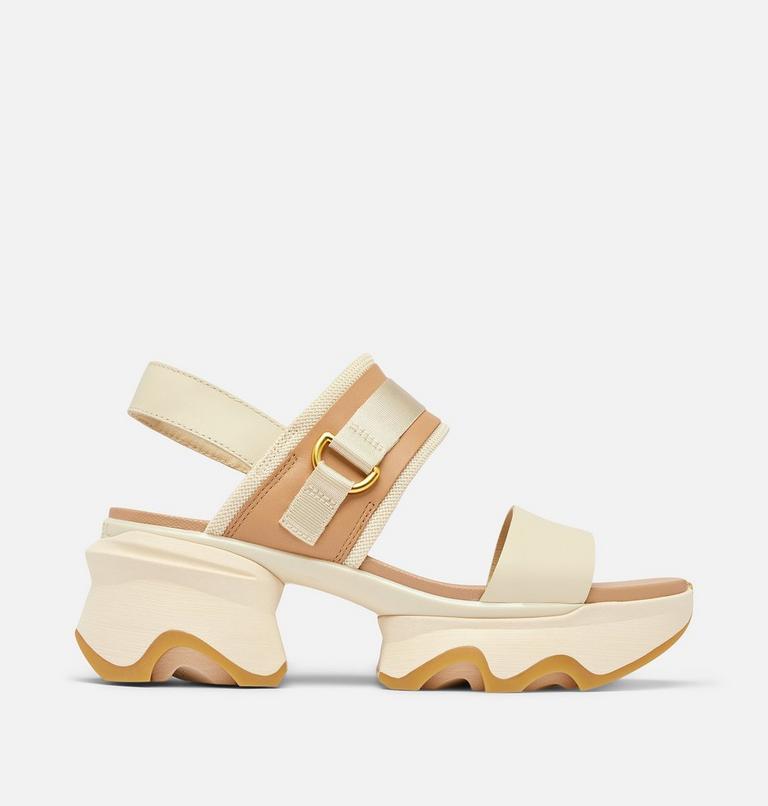 Women's Kinetic Impact Slingback Heel Sandal, Color: Honey White, Sea Salt, image 1