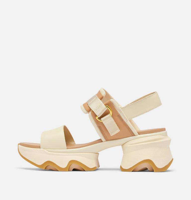 Women's Kinetic Impact Slingback Heel Sandal, Color: Honey White, Sea Salt, image 4