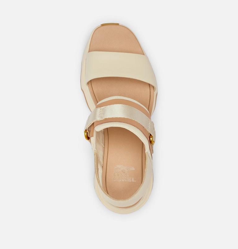 Women's Kinetic Impact Slingback Heel Sandal, Color: Honey White, Sea Salt, image 5