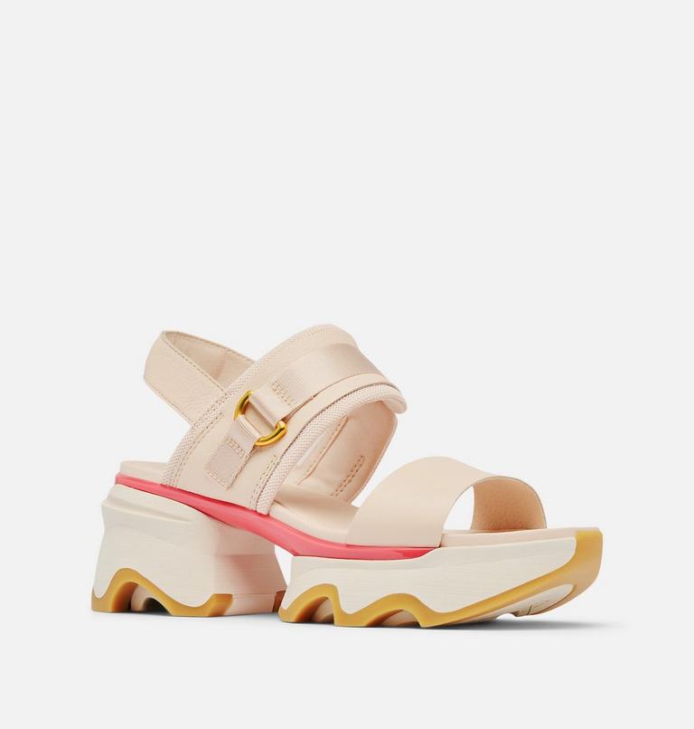 Women's Kinetic Impact Slingback Heel Sandal, Color: Pearlescent, Coral Blossom, image 7