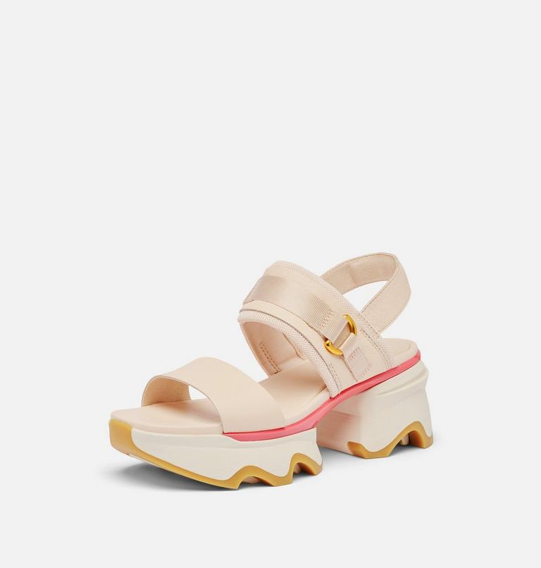 Women's Kinetic Impact Slingback Heel Sandal, Color: Pearlescent, Coral Blossom, image 8