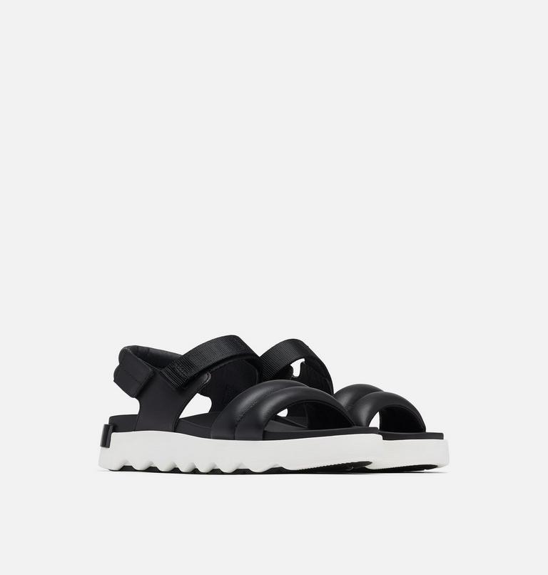 Women's Viibe Sandal, Color: Black, Sea Salt, image 2