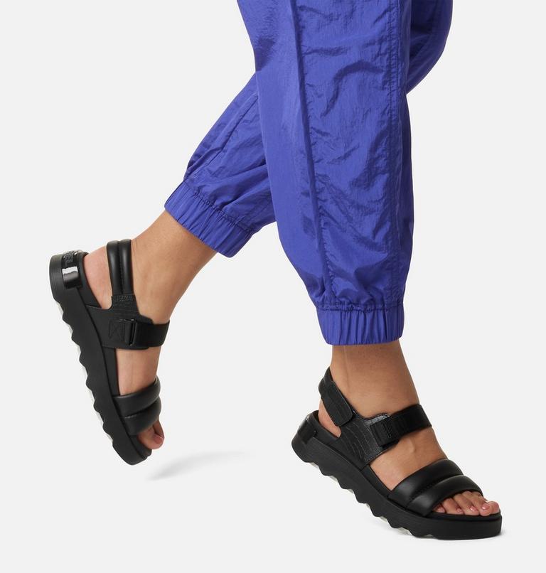 VIIBE Women's Flat Sandal, Color: Black, Black, image 8