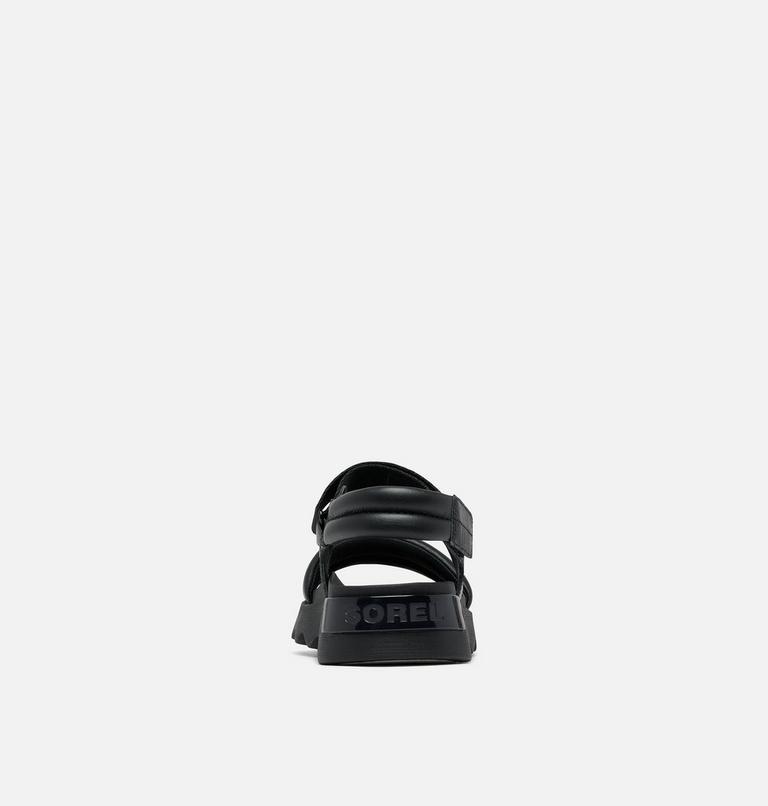 VIIBE Women's Flat Sandal, Color: Black, Black, image 3