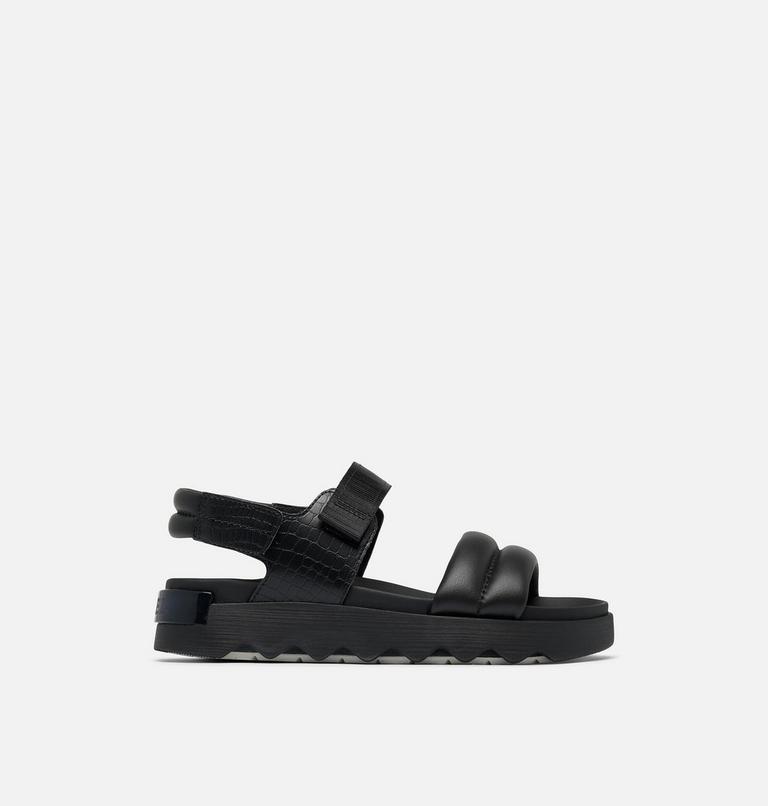 VIIBE Women's Flat Sandal, Color: Black, Black, image 1