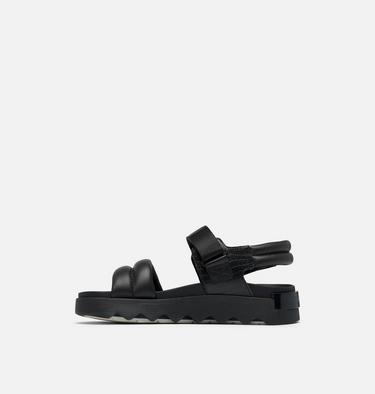 VIIBE Women's Flat Sandal, Color: Black, Black, image 8