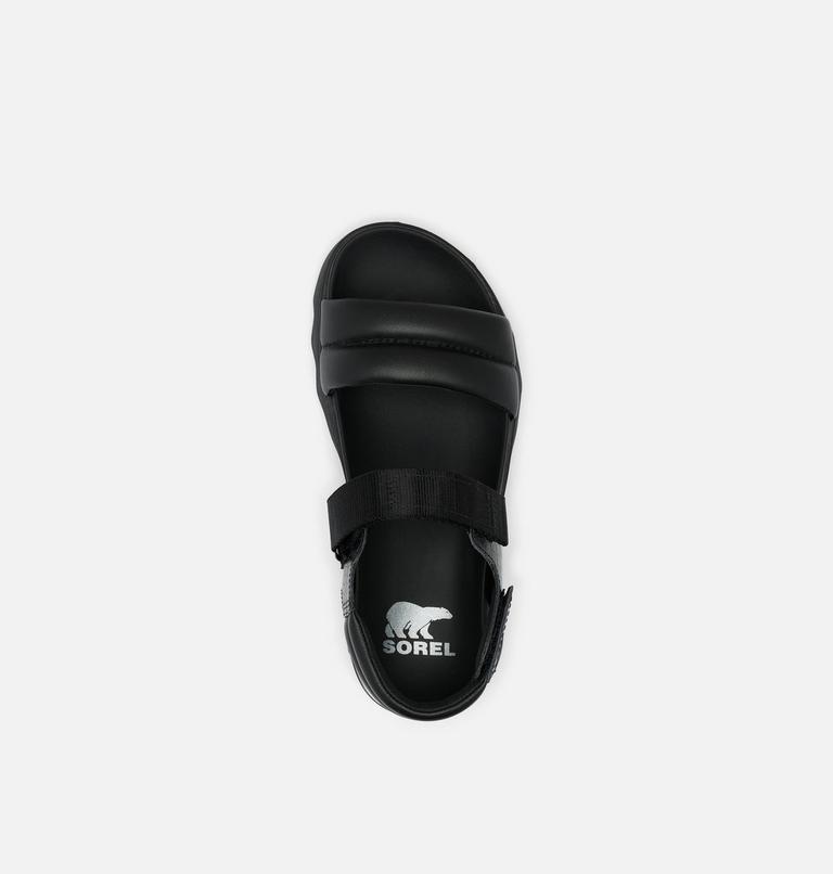 VIIBE Women's Flat Sandal, Color: Black, Black, image 5