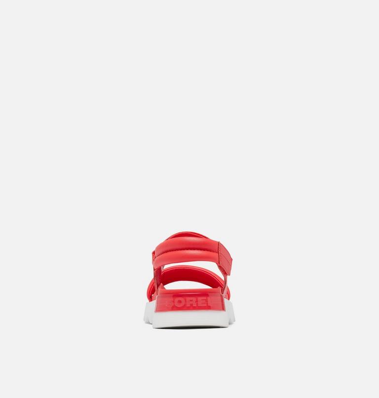 Women's Viibe Sandal, Color: Red Glo, White, image 3