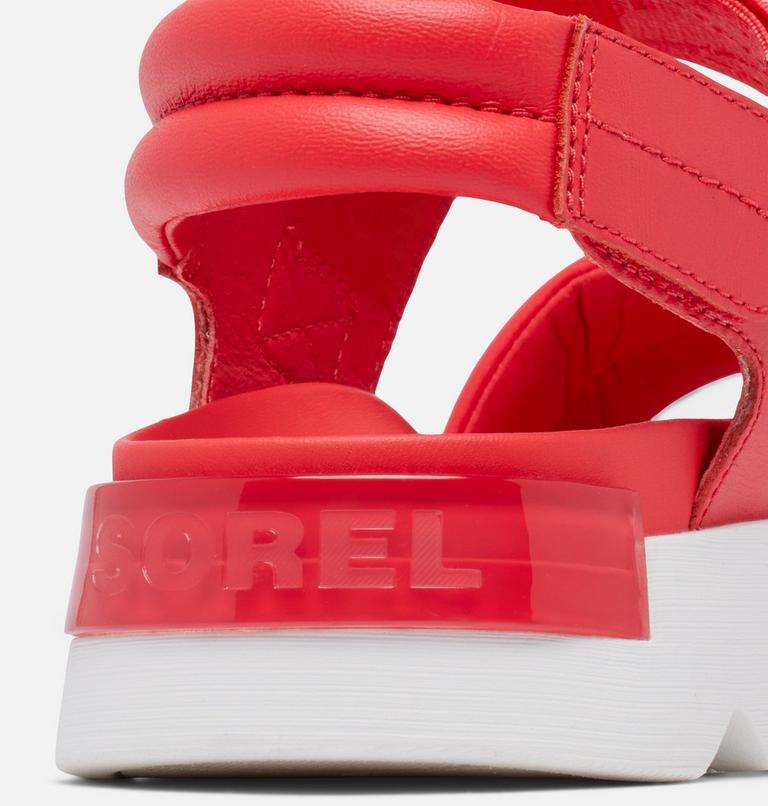 Women's Viibe Sandal, Color: Red Glo, White, image 9