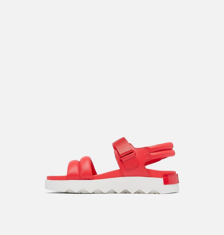 Women's Viibe Sandal, Color: Red Glo, White, image 4