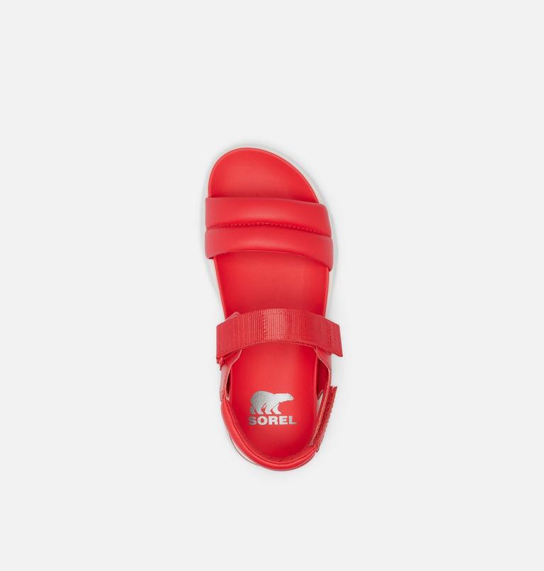 Women's Viibe Sandal, Color: Red Glo, White, image 5