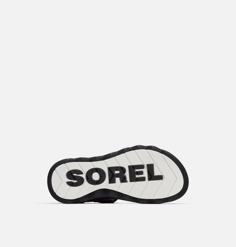 VIIBE Women's Flat Sandal, Color: Fuchsia Fizz, Black, image 6