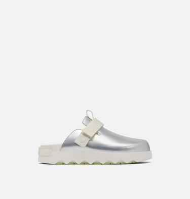 VIIBE Women's Clog, Color: Sea Salt, Luminous Lime, image 1