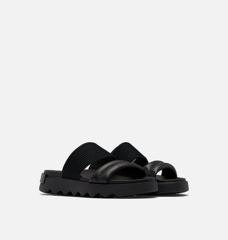 Women's Viibe Slide, Color: Black, Black, image 2