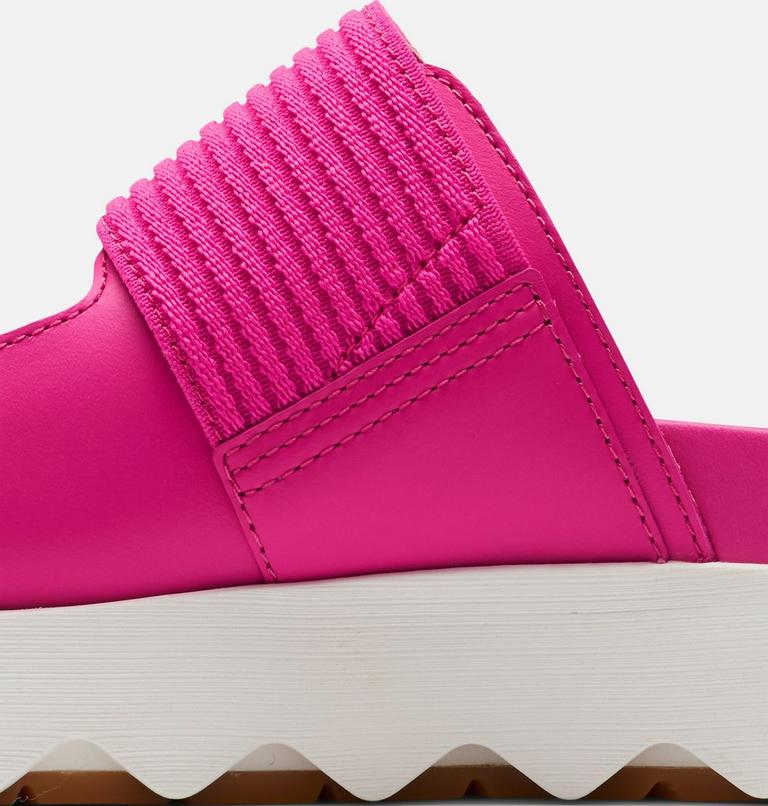 Women's Viibe Slide, Color: Fuchsia Fizz, Sea Salt, image 8