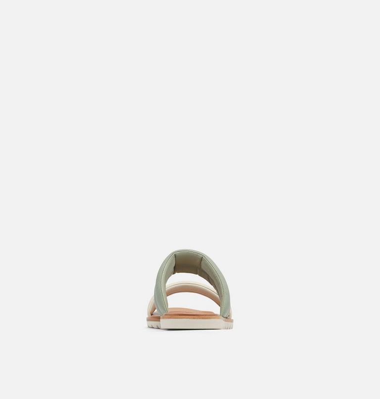 Women's Ella II Puff Slide Sandal, Color: Safari, Chalk, image 3