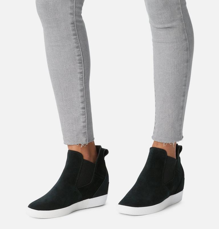 OUT N ABOUT Slip-On Women's Wedge, Color: Black, White, image 7