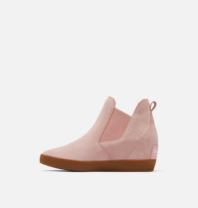 OUT N ABOUT Chaussures &agrave; enfiler compens&eacute;es pour femme, Color: Faux Pink, Gum, image 4