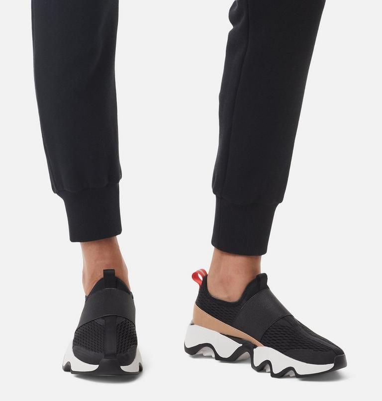 Women's Kinetic Impact II Strap Sneaker, Color: Black, Sea Salt, image 7