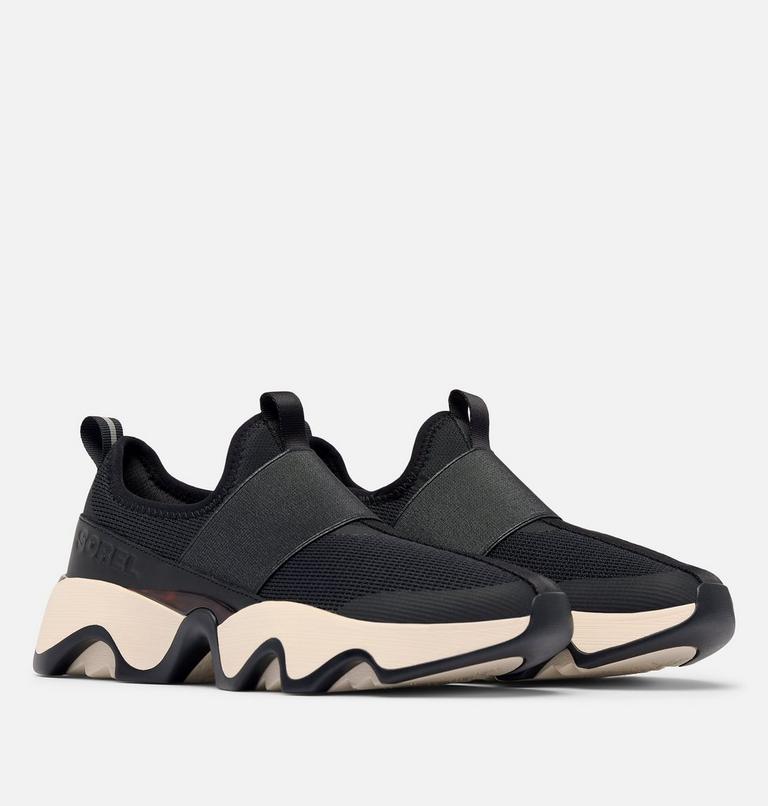 Women's Kinetic Impact II Strap Sneaker, Color: Black, Chalk, image 2