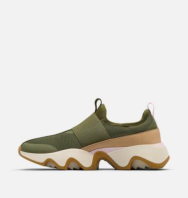 Women's Kinetic Impact II Strap Sneaker, Color: Utility Green, Pink Dawn, image 4