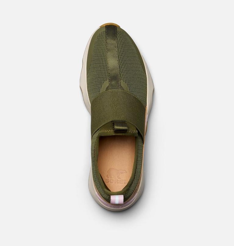 Women's Kinetic Impact II Strap Sneaker, Color: Utility Green, Pink Dawn, image 3