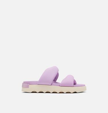 VIIBE Twist Slide Women's Flat Sandal, Color: Euphoric Lilac, Honey White, image 1