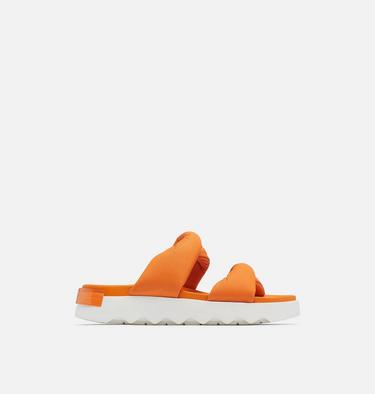 VIIBE Twist Slide Women's Flat Sandal, Color: Koi, Sea Salt, image 9