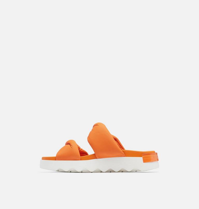 Women's Viibe Twist Slide, Color: Koi, Sea Salt, image 4