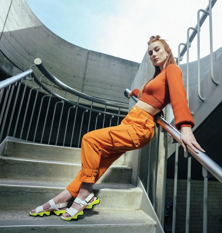 Women's Kinetic Impact II Sling Low Sandal, Color: Sea Salt, Radiation, image 9