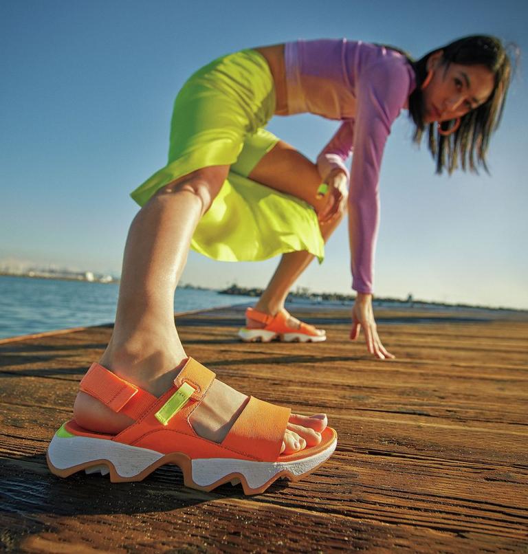 Women's Kinetic Impact II Sling Low Sandal, Color: Koi, Radiation, image 11