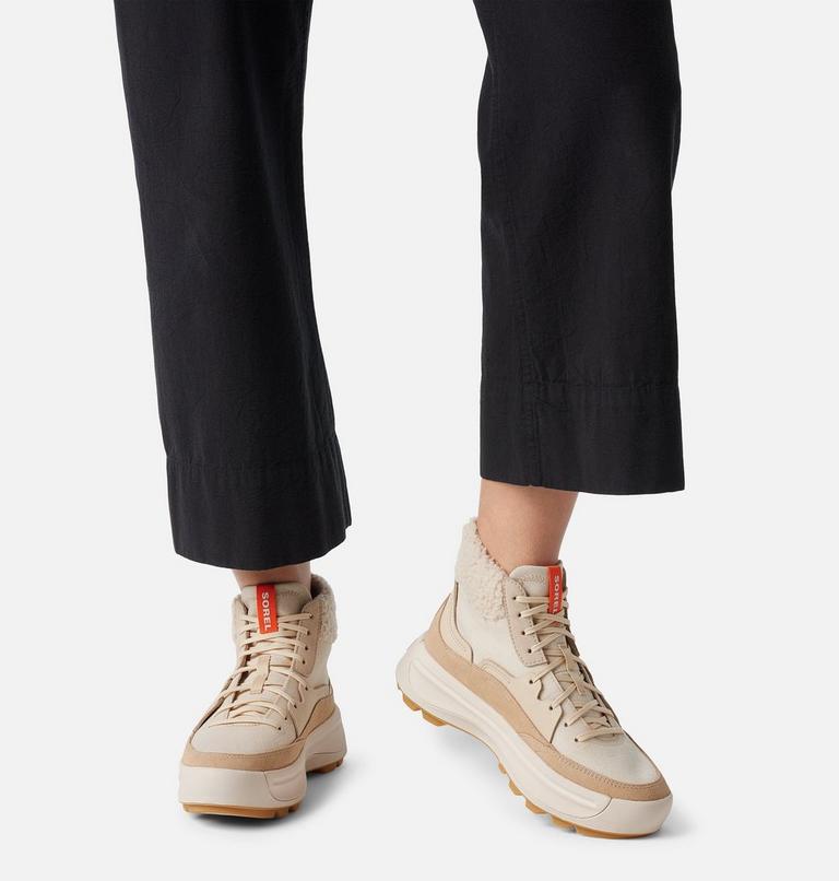 Women's ONA 503 Mid Cozy Sneaker Boot, Color: Ceramic, Bleached Ceramic, image 8