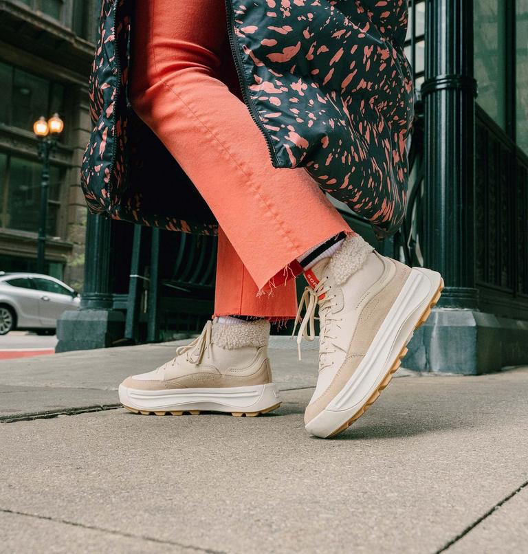 Women's ONA 503 Mid Cozy Sneaker Boot, Color: Ceramic, Bleached Ceramic, image 10