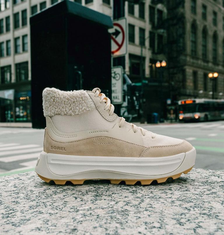 Women's ONA 503 Mid Cozy Sneaker Boot, Color: Ceramic, Bleached Ceramic, image 12